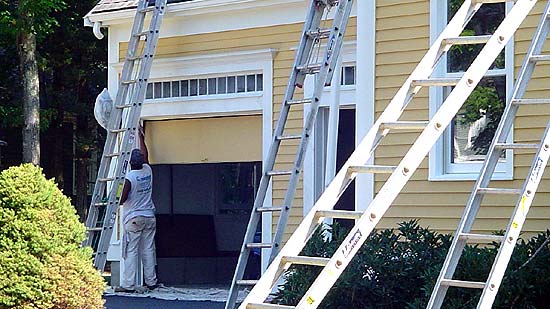 Contractor Painting Louisville House