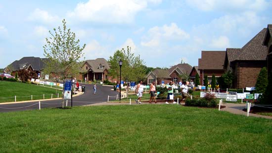 Photo of several homes in this year's Homearama