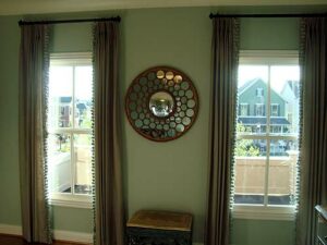 Photo of great window treatments in a Homearama home in Norton Commons