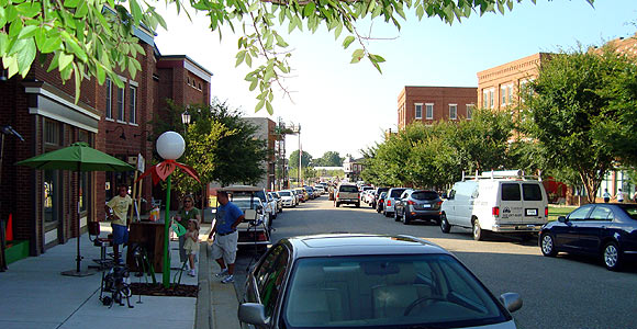Photo of a street in Norton Commons, home of Homearama 2011