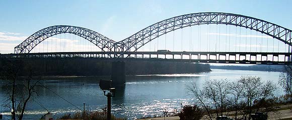Photo of the Shermon Minton Bridge