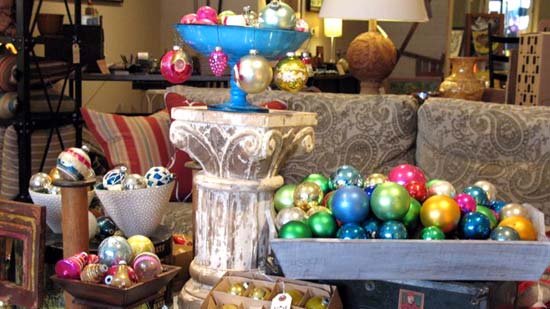 Photo of ornaments from Hudson Home shop