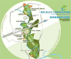 Beckley Creek Park map