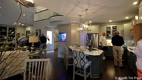 Photo of Homearama House #1 kitchen and great room
