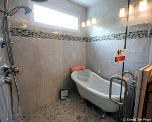Photo of Homearama House #1 bathtub inside the shower
