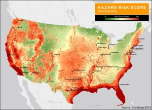 Hazard Risk Score Map