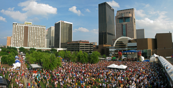 Photo of Forecastle event in Louisville KY, Friendliest Cities in the US