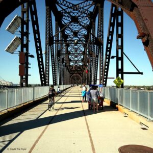 Photo of the Big Four Bridge Louisville KY, Friendliest Cities in the US