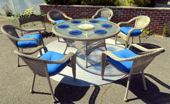 Photo of the Caribbean Resin Wicker Bistro Dining Set