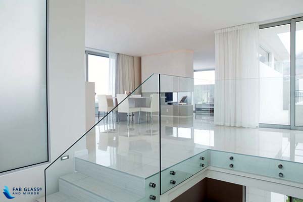 Photo of some glass railings