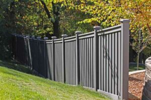 Photo of composite fencing