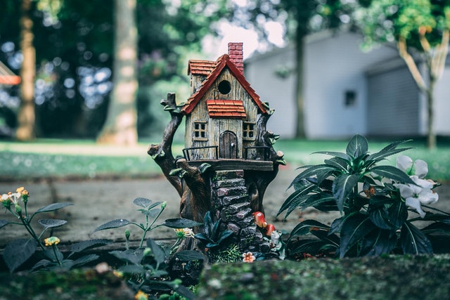 Photo of a tiny decorative house